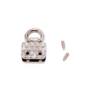 Taschenhenkel Halter zum Schrauben Metall (Zinklegierung) 3,2x2x0,9cm 2 Sets