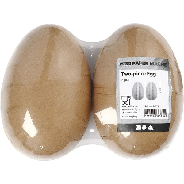 Pappeier teilbar 12cm 2 Stück