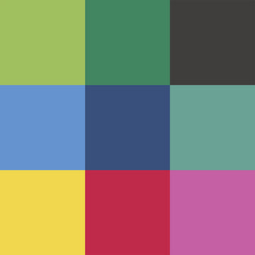 Textil Stempelkissen 3x3cm 9 Farben sortiert