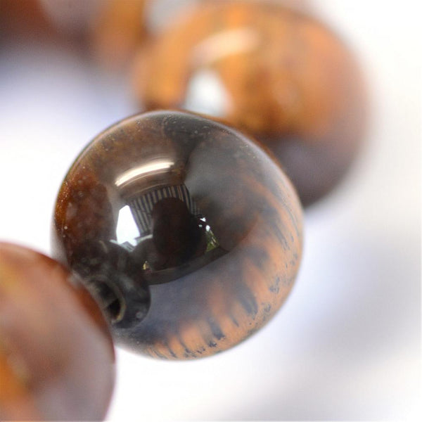 Tigerauge Edelsteinperlen natürlich Grade AB rund 6mm 1 Strang 63 Stück