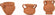 Terrakotta Tontöpfe 2,6cm 3er Set
