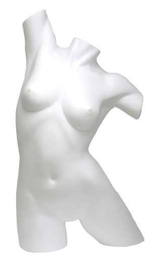 Styropor-Torso-Frau 75cm
