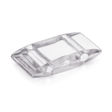 Unterbau-Trägerperle für Peyote Technik transparent 18x8,6x5mm 30 Stk/Btl.