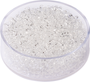 Rocailles Glasperlen kristallklar 2,6mm 17g / Dose