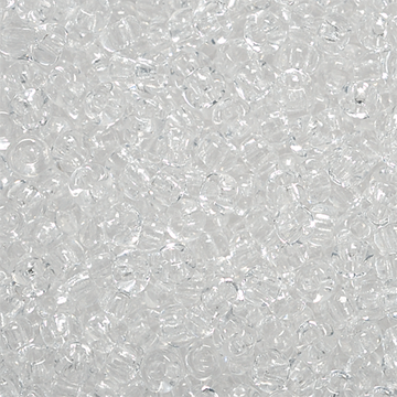 Rocailles Glasperlen kristallklar 2,6mm 17g / Dose