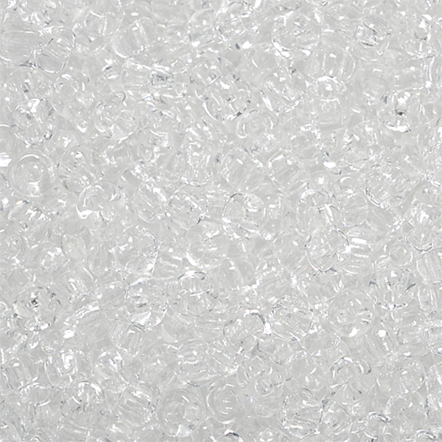 Rocailles Glasperlen kristallklar 2,6mm 17g / Dose