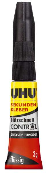 UHU Sekundenkleber blitzschnell Control 3g flüssig