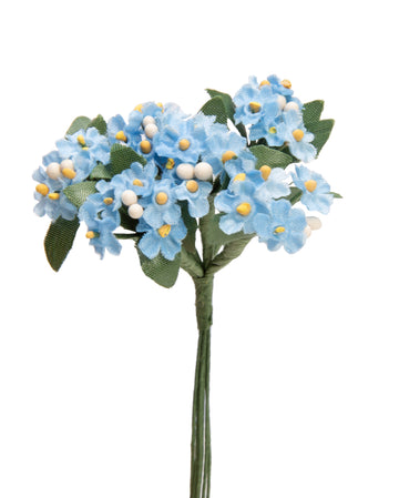 Vergissmeinnicht  Blüte blau ⌀ 9 mm 6 Stiele/ Bund