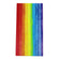 Verzierwachsplatte Regenbogen längs gestreift 200x100x0,5mm