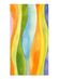 Verzierwachsplatte Watercolor bunt pastell bedruckt 200x100x0,5mm 1 Stück / Packung