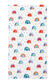 Verzierwachsplatte Regenbögen Watercolor bedruckt 200x100x0,5mm 1 Stück / Packung
