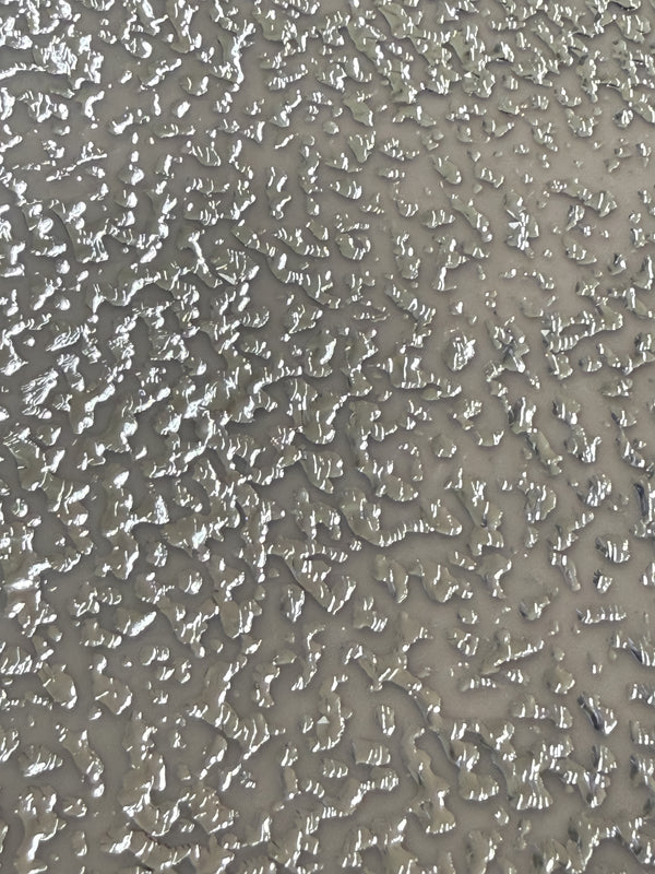 Verzier-Wachsplatten geprägt silber Sprenkel 200x100x0,5mm 1 Stück