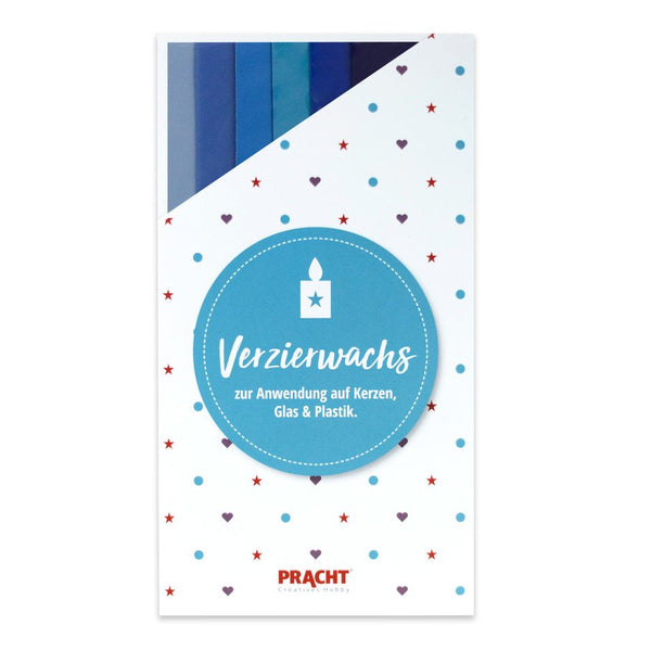 Verzierwachsplatten Set Farb-Mix 200x50x0,5mm 6 St/Verpackung