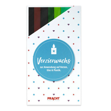 Verzierwachsplatten Set Farb-Mix 200x50x0,5mm 6 St/Packung