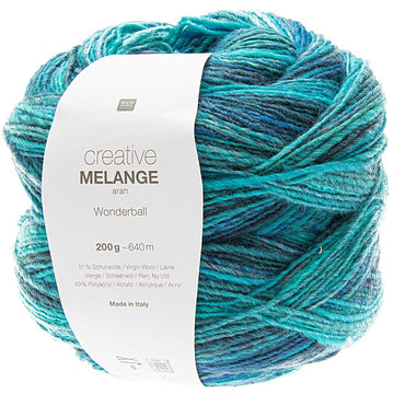 Rico Creative Melange Aran WONDERBALL Wolle 200g / 640m