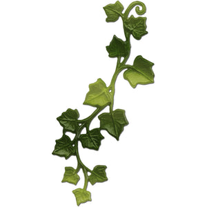 Wachs- Efeuranke grün schattiert  125x30mm 1 Stück