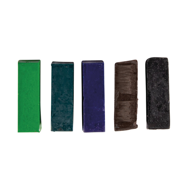 Farbpigment für Wachs  1x1x2,9cm sortiert SB-Btl. 5Stück