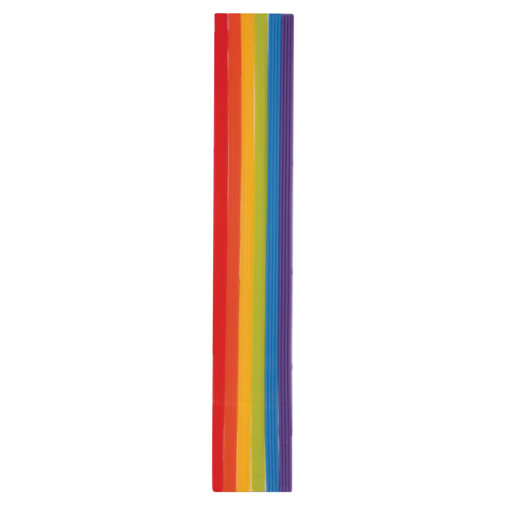 Wachs-Zierstreifen Regenbogen 20cmx1mm