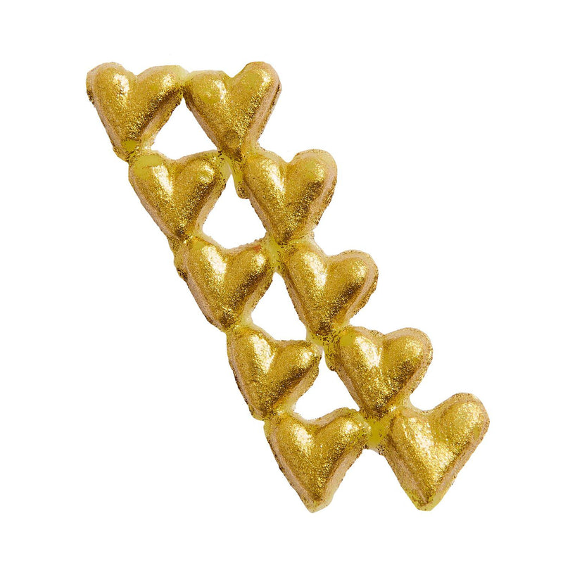 Wachsdekor Mini-Herzen 0,7x0,7cm 10 Stück