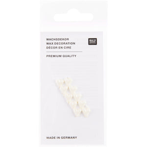 Wachsdekor Mini-Herzen 0,7x0,7cm 10 Stück