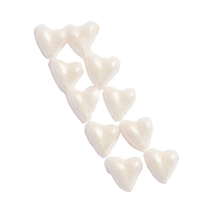 Wachsdekor Mini-Herzen 0,7x0,7cm 10 Stück