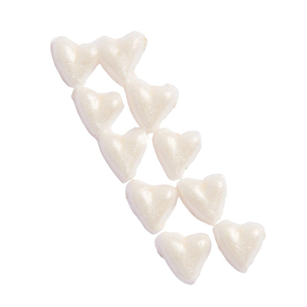 Wachsdekor Mini-Herzen 0,7x0,7cm 10 Stück