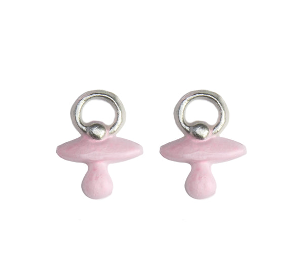 Wachsdekor Schnuller rosa/blau 20x17mm 2 Stück
