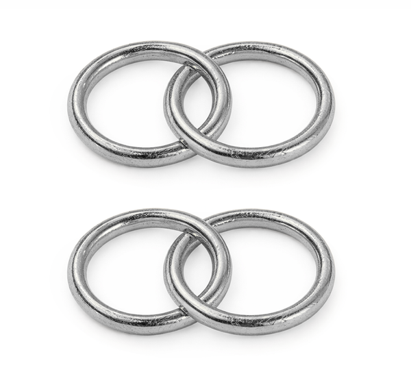 Wachsdekor Eheringe 24x16mm 2 Stück