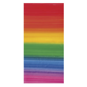 Wachsfolie-Regenbogen 20x10cm Querstreifen 1 Stück