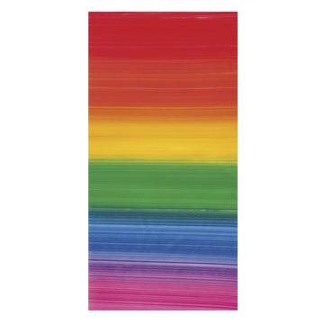 Wachsfolie-Regenbogen 20x10cm Querstreifen 1 Stück