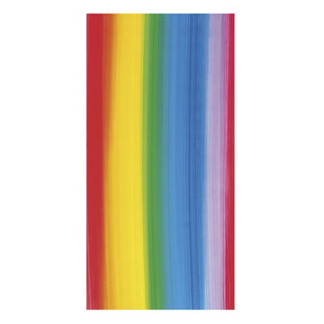 Wachsfolie-Regenbogen 20x10cm  Längsstreifen 1 Stück