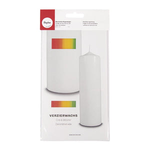 Wachsfolie-Regenbogen 20x10cm Längsstreifen 1 Stück