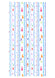 Wachsfolie Fische bunt 20x10cm 1 Stück