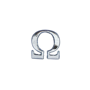 Wachsmotiv Alpha + Omega 2,5cm 2 Stück