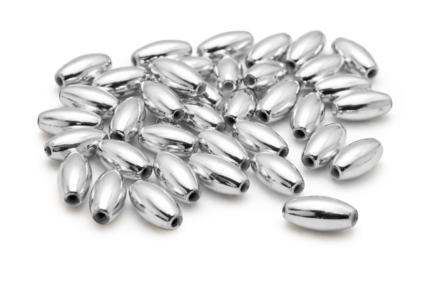 Wachsolive Acrylperle glänzend 6x3mm 200 Stück/Dose