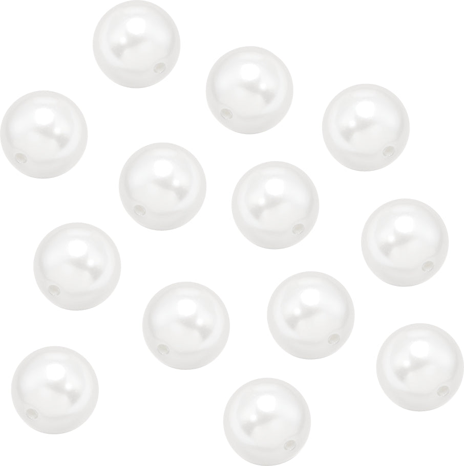 Wachsperlen weiß verschiedene Größen