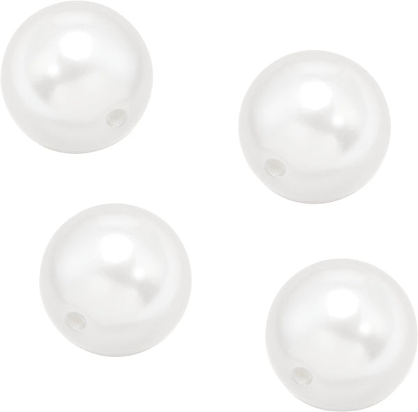 Wachsperlen perlweiß 12mm 15 Stück / Dose