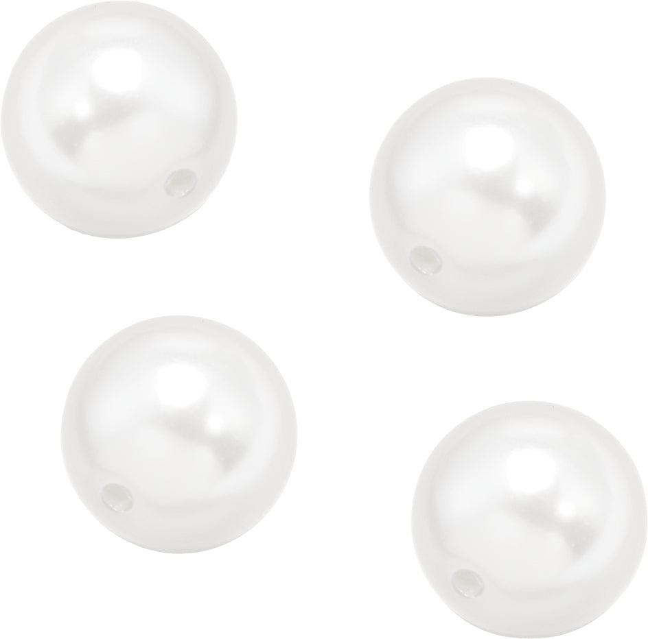 Wachsperlen perlweiß 12mm 15 Stück / Dose