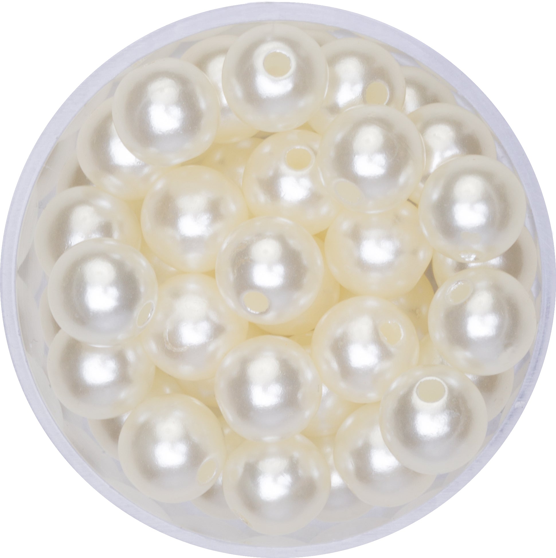 Wachsperlen creme verschiedene Größen