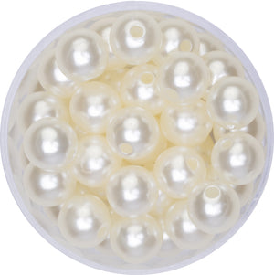 Wachsperlen creme verschiedene Größen