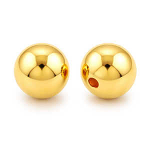 Wachsperle rund gold 10mm 28 Stück/Dose