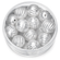 Wachsperle Kugel gerillt weiss 10 mm 12 Stk./Dose
