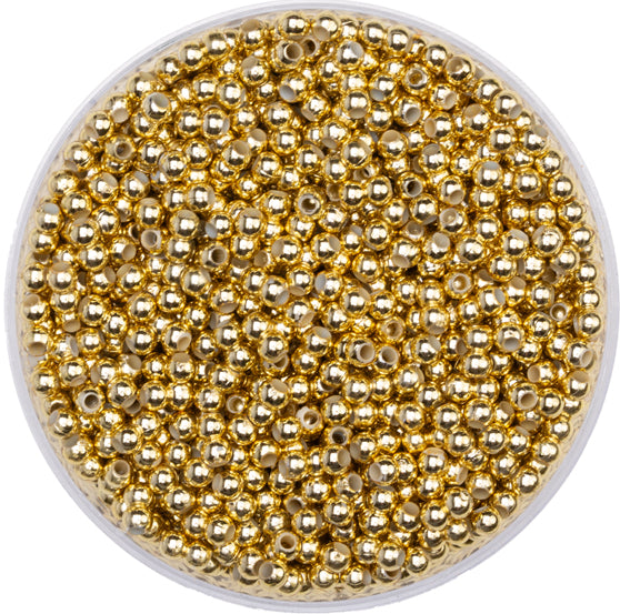 Wachsperlen gold glänzend verschiedene Größen