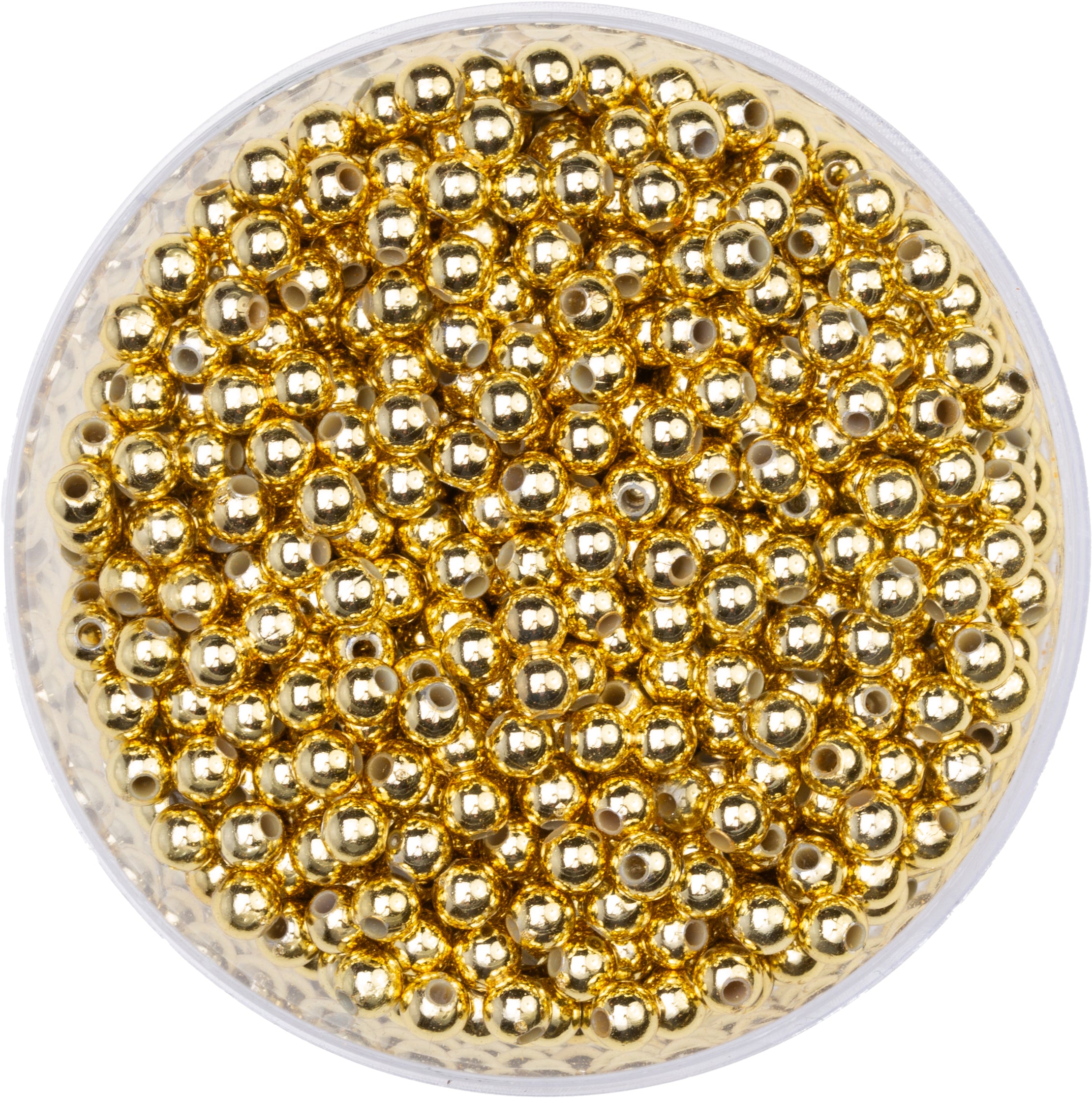 Wachsperlen gold glänzend verschiedene Größen