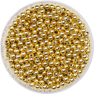 Wachsperlen gold glänzend verschiedene Größen