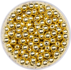 Wachsperlen gold glänzend verschiedene Größen