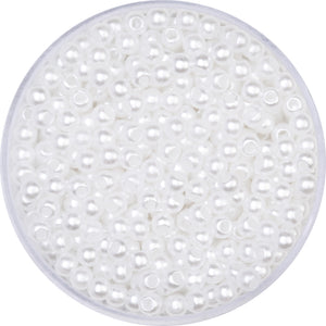 Wachsperlen weiß verschiedene Größen