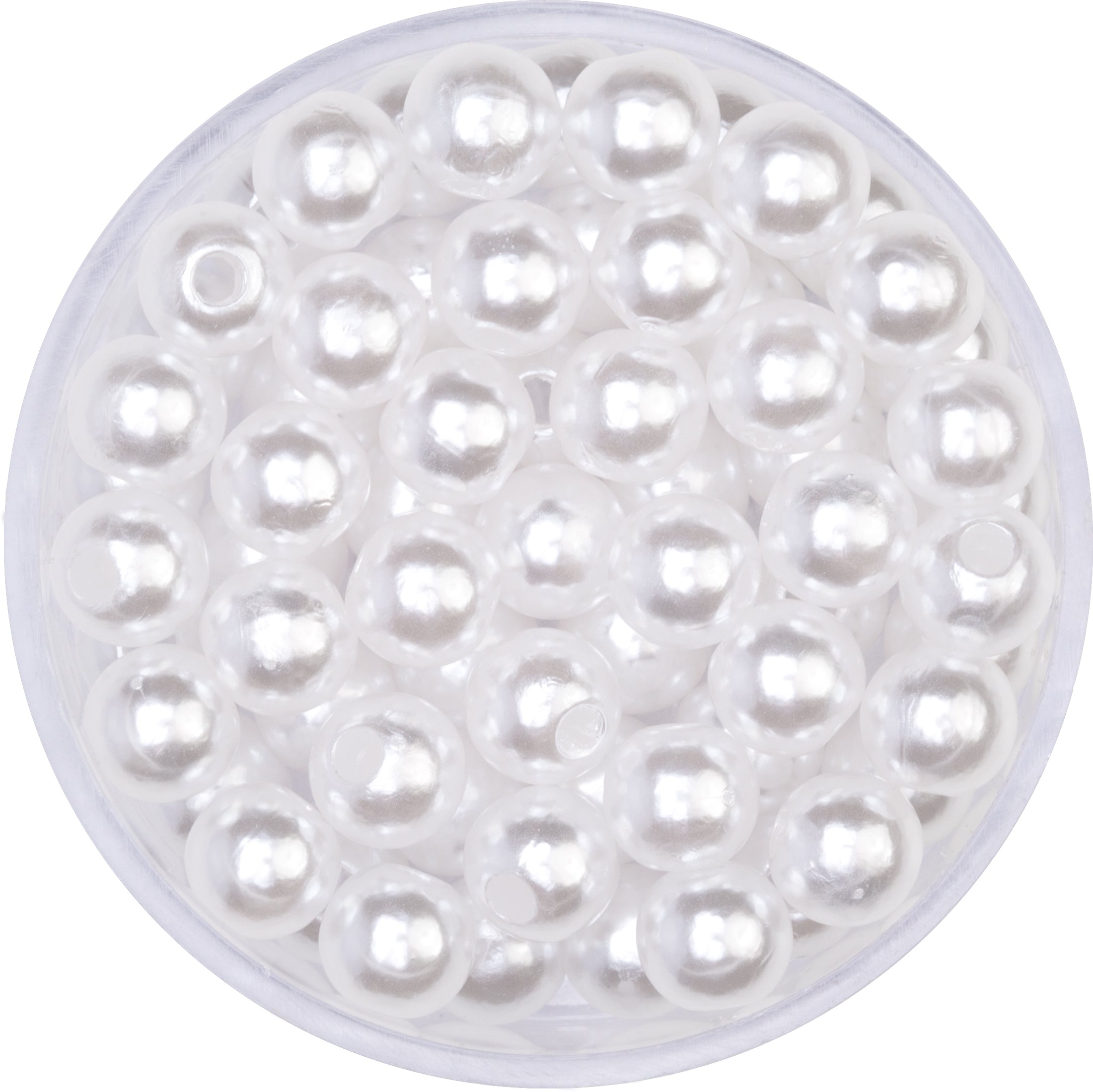 Wachsperlen weiß verschiedene Größen