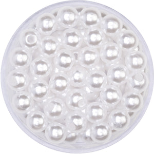 Wachsperlen weiß verschiedene Größen