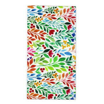 Wachsplatten Blumen und Blätter Watercolor 200x100x0,5mm 1 Bogen